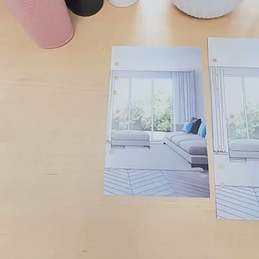 Home Budget Binder Dashboard: A5 A6 Cash Envelope Insert