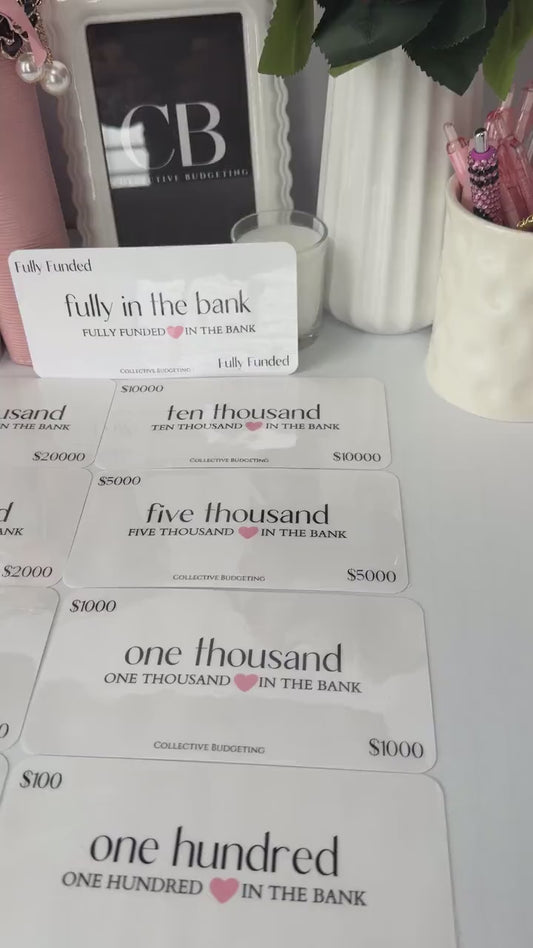 Teller Slip Tracker Card | Laminated Cash Denomination Tracker