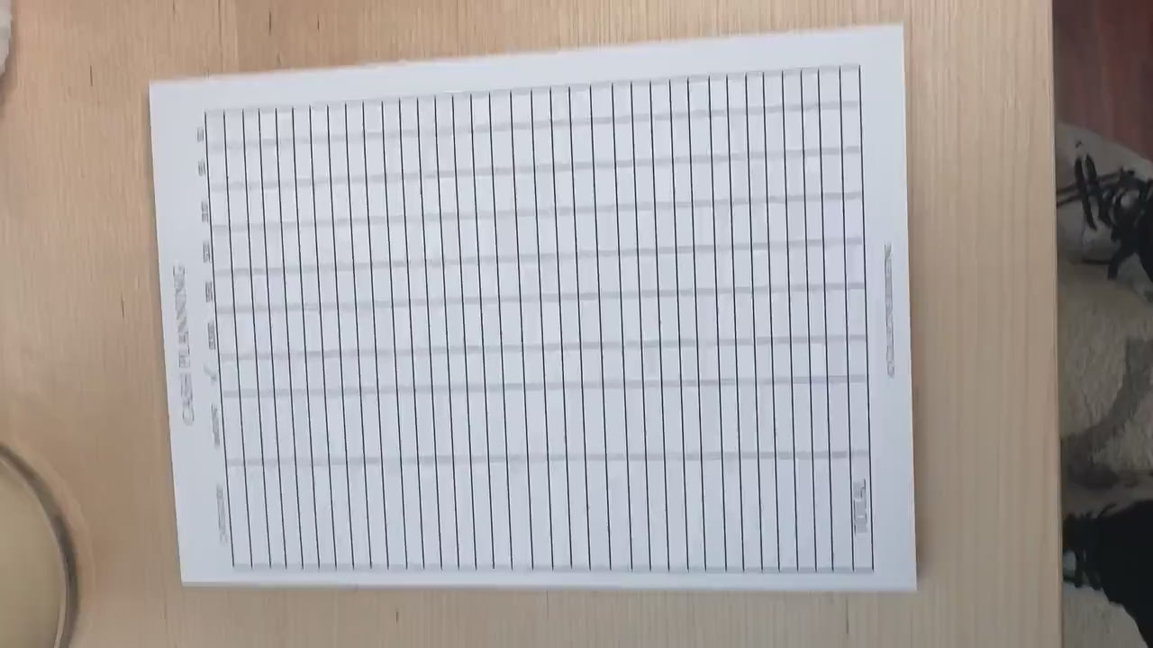 Cash Planning Notepad: Budget Tracker for Cash Envelope System