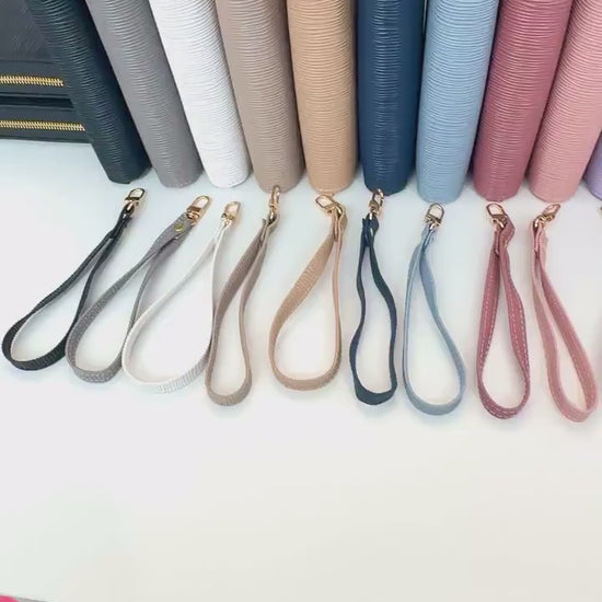 A7 Zippy Leather Budget Wallet: Zipper Closure & Strap