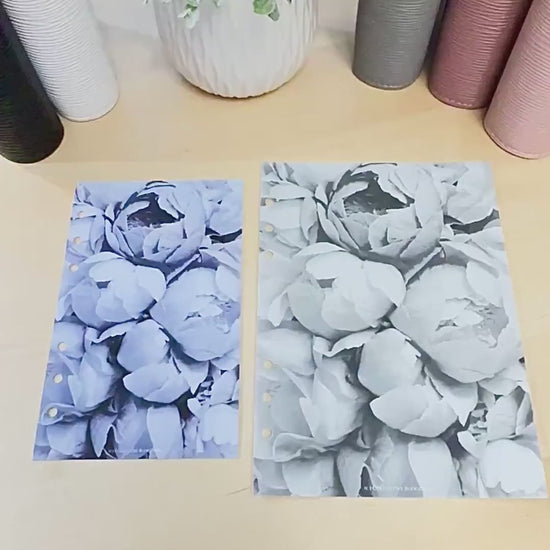 Peonies Budget Binder Dashboard: A5/A6 Cash Stuffing Insert