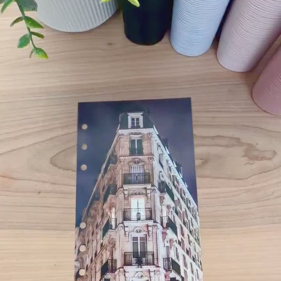 Parisian Budget Binder Dashboard: A5 A6 Cash Envelope Insert