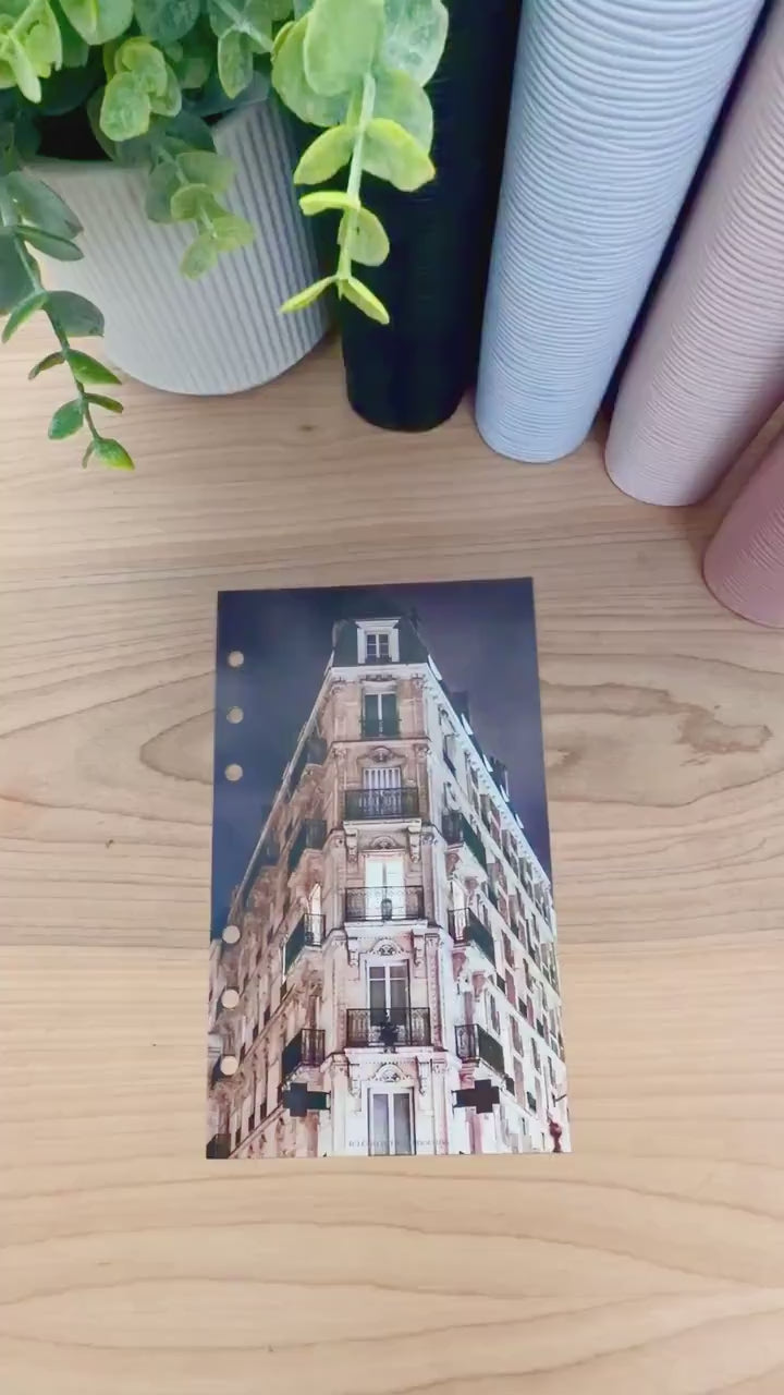 Parisian Budget Binder Dashboard: A5 A6 Cash Envelope Insert