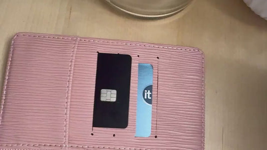 A7 Saffiano Budget Binder Wallet: Buckle Closure, Cash Envelope Organizer