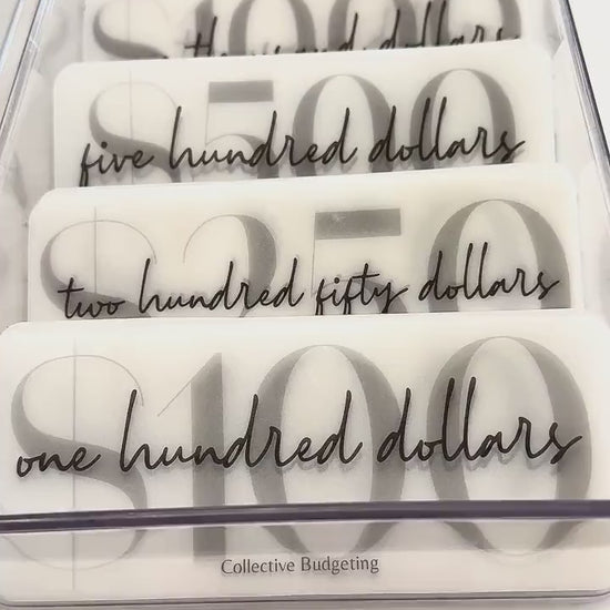 Denomination Placeholders/ Prop Money for Cash Stuffing, Budget Organizers, Budgeting Tools, Money Management Accessories