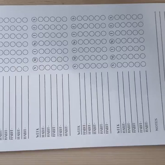 Daily Habit Tracker Notepad: Budgeting & Cash Management (8.25" x 6")