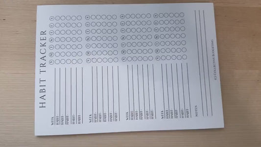 Daily Habit Tracker Notepad: Budgeting & Cash Management (8.25" x 6")