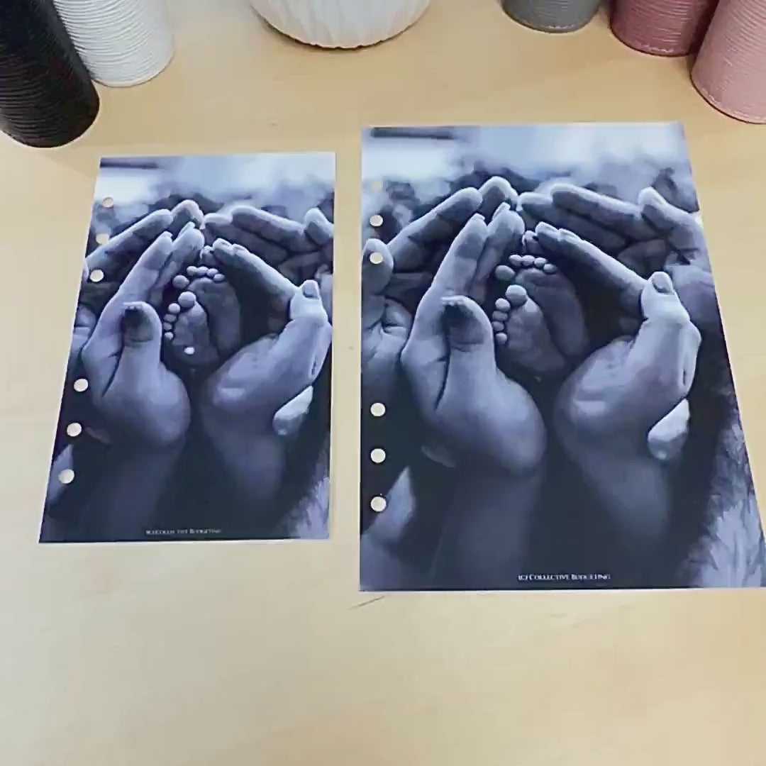 Family Budget Binder Dashboard Insert: A5/A6 Cash Stuffing Tool